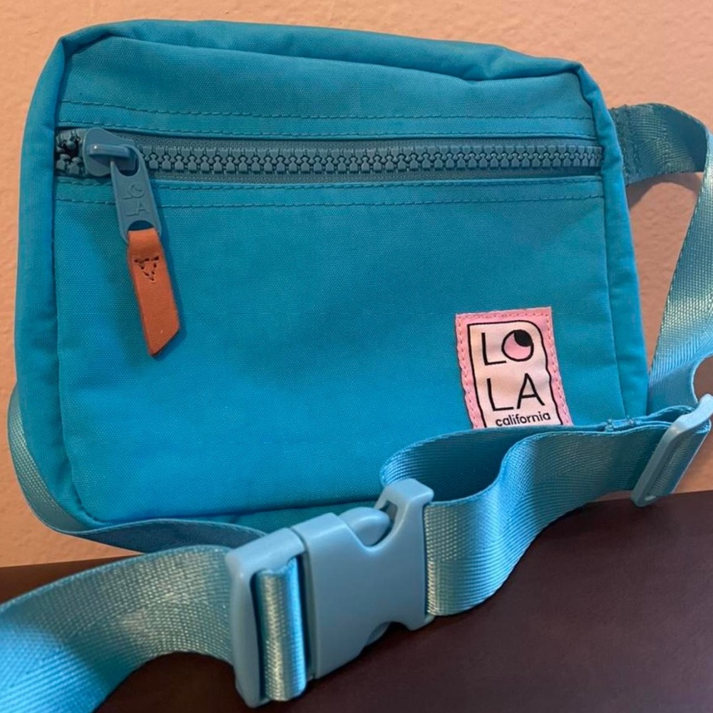 LOLA turquoise hippie fanny pack